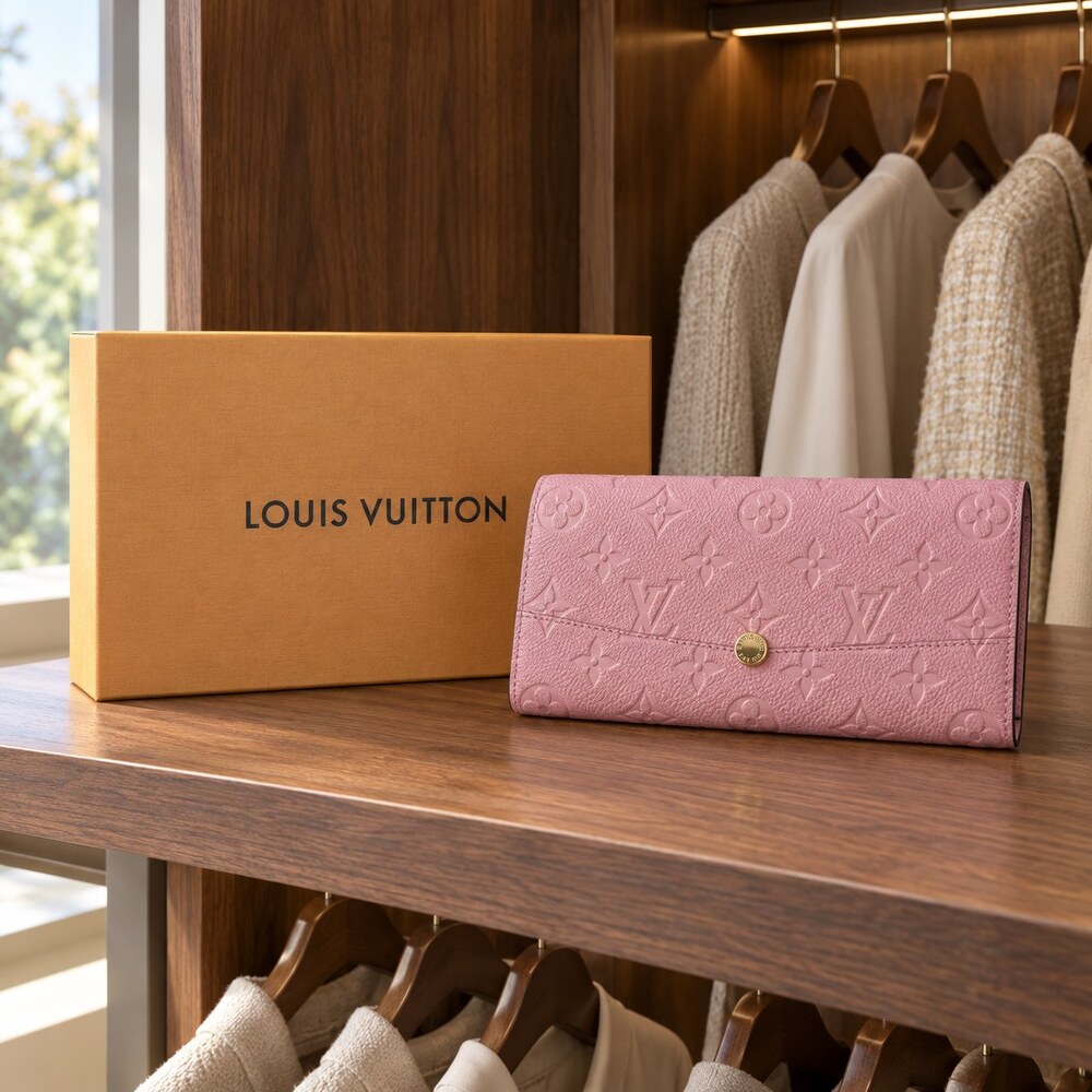 Louis Vuitton Sarah Wallet in Monogram Empreinte Leather - Picture 6 of 6
